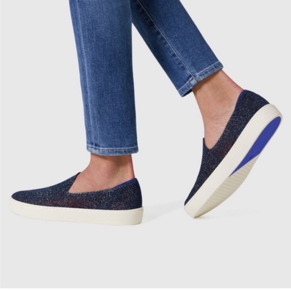 Rothy’s Limited Edition Metallic Slip On Sneakers Women’s 9.5 - Picture 2 of 12